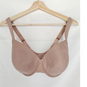 Paramour Bra Jessamine Contour Rose Blush 34DDD T-Shirt Full Coverage Beige